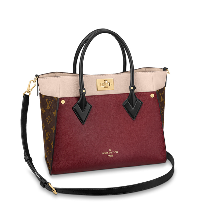 Louis Vuitton ON MY SIDE MM Tote Bag M56934 Wine